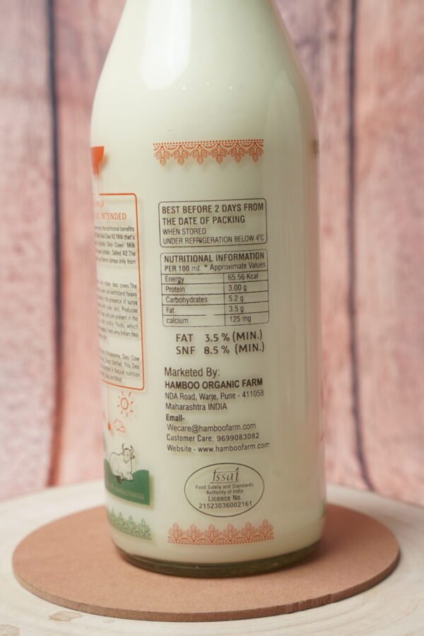Gir Cow's - 1 liter bottle milk - Image 4